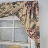 RLF Home 100% Cotton 3-PC Terrene Swag/Jabot Set Fully lined Rod Pocket Valance 58" x 34"  Multi - 4 of 4