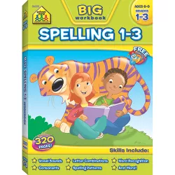 School Zone Publishing BIG Spelling Workbook, Grades 1-3