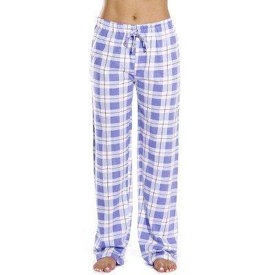 Just Love Womens Plaid Knit Jersey Pajama Pants - 100% Cotton Pjs 6324 ...