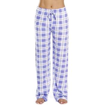Just Love Womens Plaid Knit Jersey Pajama Pants - 100% Cotton PJs