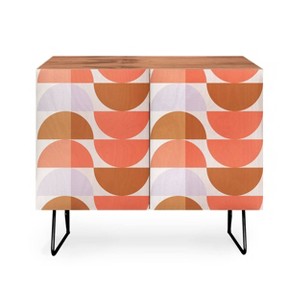 ThirtyOne Illustrations Plum and Tangerine Credenza - Deny Designs - 1 of 2