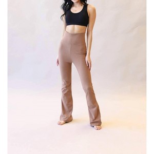 Women's Bootcut Yoga Pants - ZENANA - 1 of 3