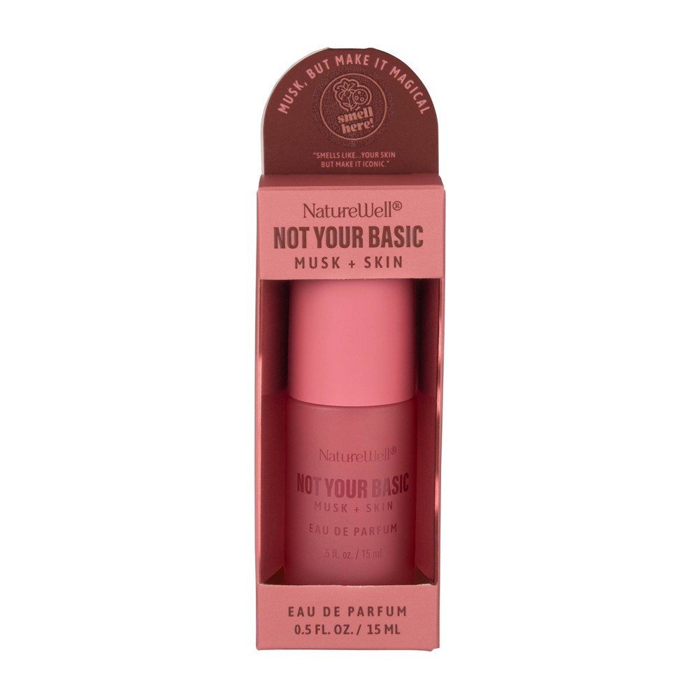 NatureWell Fragrance Mist Body Spray - Musk + Skin - Travel Size - 0.5 fl oz