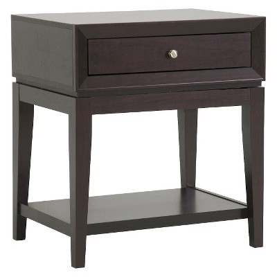 Morgan Modern Nightstand Brown - Baxton Studio