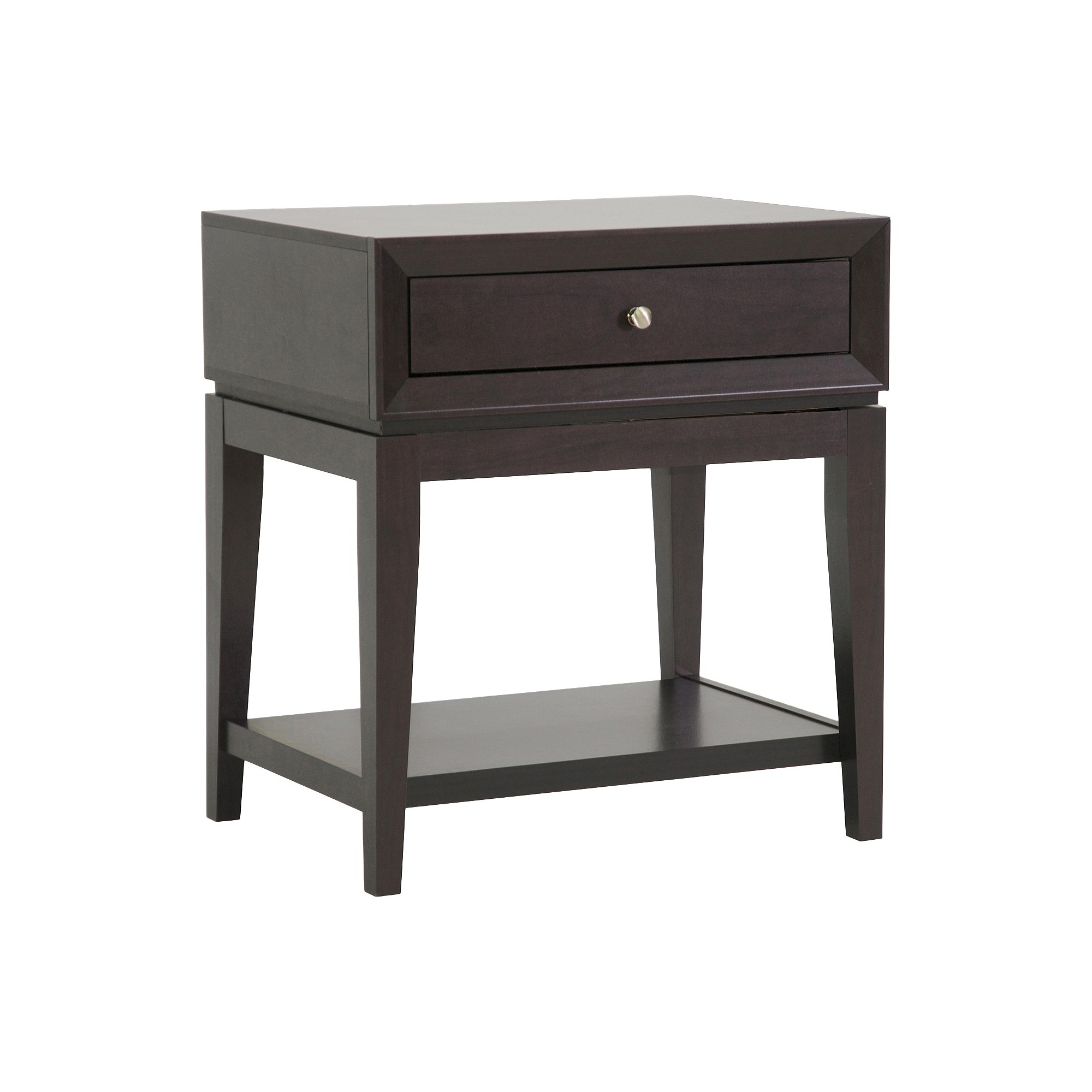 Morgan Modern Accent Table and Nightstand Brown - Baxton Studio