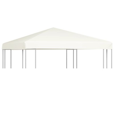 VidaXL Gazebo Top Cover 1 oz/ftÂ² 9.8'x9.8' Cream White