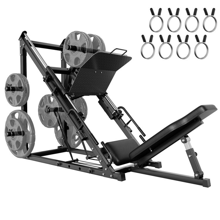 Leg Press Machine, 45 Degree Leg Machine for Home Gym, Professional Leg Exercise Machine Lower Body for Fitness and Strength Training, 1 of 6