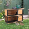 Gulches Pet Houses - 2-Story Rabbit Hutch with Ramp, No Leak Tray, and Waterproof Roof - 2 of 4