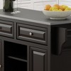 Glenwillow Home Kitchen Cart with Locking Casters - 2 of 4