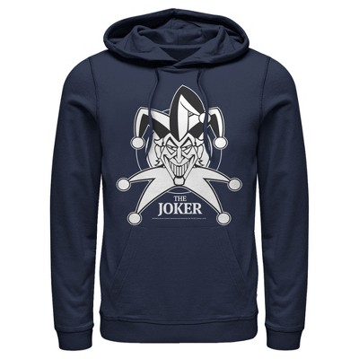 Men's Batman Joker Emblem Pull Over Hoodie
