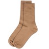 Memoi Women's Flat-Knit Bamboo Blend Crew Socks - 2 of 3