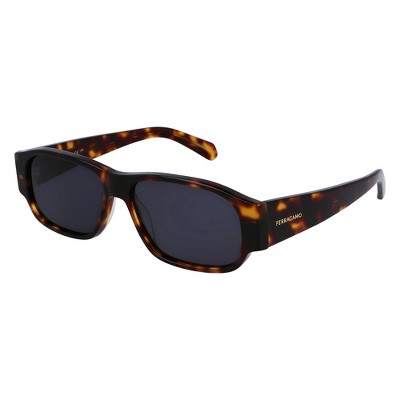 Salvatore Ferragamo SF 1109S 242 Mens Rectangular Sunglasses Brown 57mm