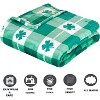 Elegant Comfort Super Soft Christmas Prints Blanket Home D¨¦cor, Warm Cozy Throws for Winter Bedding. - 4 of 4