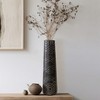 Decorative Oversized Geometric Vase - Elegant Tall Flower Vase for Bedroom Styling or House Decor - Modern Home Decor Accent Vase - 3 of 4