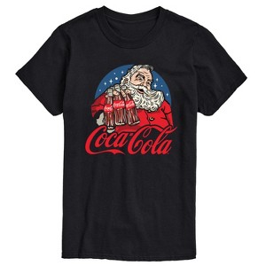 Men's - Coca Cola - Santa Coke Bottles Short Sleeve Graphic T-Shirt - 1 of 4