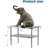 Stainless Steel Table for Prep & Work with Undershelf, Heavy Duty Commercial Kitchen Prep Table for Restaurant, Home and Hotel - 3 of 4