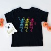 The Juniper Shop Three Skeletons Dancing Neon Toddler Short Sleeve Tee - 3 of 4