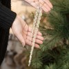 9.75"H & 6.75"H Sullivans Christmas Gold Accented Icicle Ornaments Set of 2  Red - 3 of 3