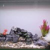 Unique Bargains Aquarium Terrariums Mountain for Fish Tank Landscape Decoration Gray Green 3.94" Height 1pcs - 2 of 4