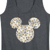 Women's - Disney - Mickey Head Daisies Graphic Racerback Tank - 2 of 4