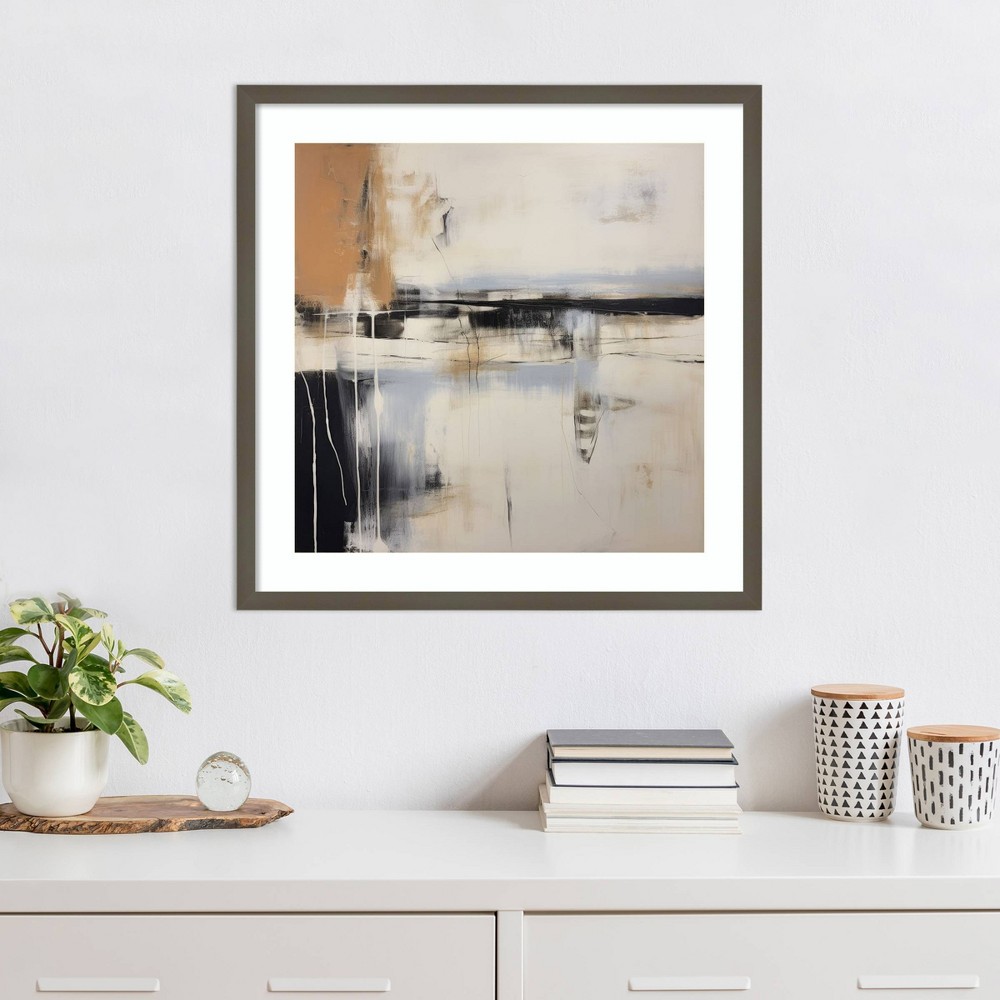 Photos - Other Decoration Amanti Art 25"x25" A Journey Towards Tomorrows Horizon I by Irena Orlov Wood Framed Wall Art Print