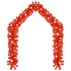 VidaXL Christmas Garland with LED Lights 66 ft Red - 2 of 4