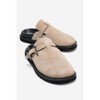 Vesta - Beige Genuine Leather Closed-Toe Slipper (Women) | Forever & Always Shoes - 2 of 4