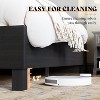 AMERLIFE Bed Frame with 47" Wood Headboard and LED Lights - 2 of 4