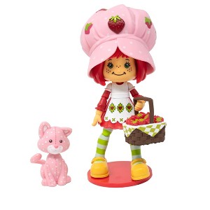 Boss Fight Studio Strawberry Shortcake with Custard the Kitten, Collectible Figure - 1 of 4