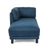 Hyland Contemporary Fabric Upholstered Chaise Lounge - Christopher Knight Home - 4 of 4