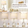 KTMBDW Table Lamp for Bedside, Lamp for Living Room with USB Charging Ports, Traditional Tall Bedroom Lamp for Office, Living Room, Bedroom,2Pcs - 2 of 4