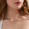 EVRY JEWELS WATERPROOF Gold or Silver Plated Serenity Necklace - 2 of 4