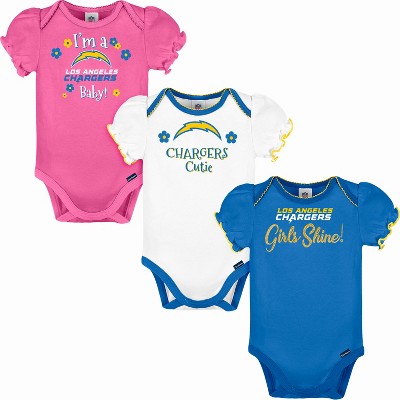 Mlb Los Angeles Dodgers Infant Girls' 3pk Bodysuits - 6-9m : Target