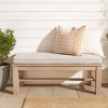 Home Fashions International 18"x41" Outdoor Bench Cushion - 3 of 3