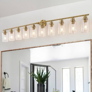 BAOURE Modern Vanity Light, Bathroom Light Fixtures for Expansive Bathrooms, Wall Lamp with Clear Glass for Mirror, Living Room - 1 of 4