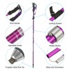 Unique Bargains Aluminum Alloy Collapsible Hiking Trekking Pole with Mud Basket - 4 of 4