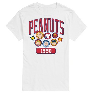 Men's - Peanuts - Peanuts Crew Athletic Short Sleeve Graphic T-Shirt - 1 of 4