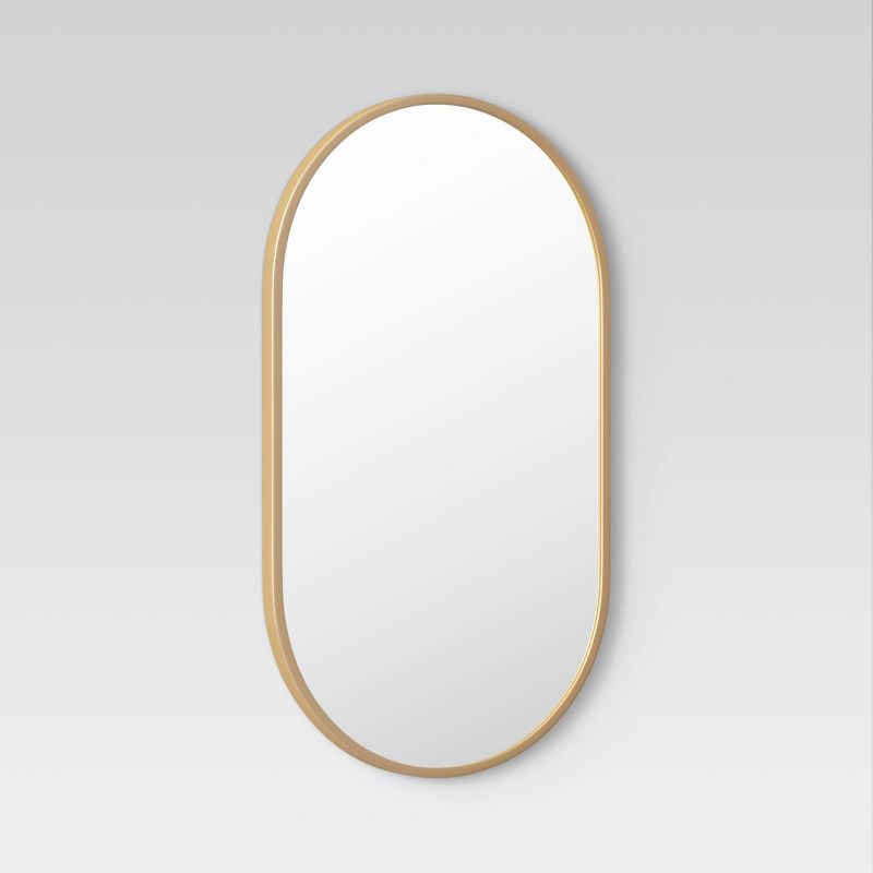 16" x 28" Metal Oval Pill Mirror - Project 62™, 4 of 12