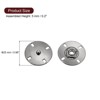 Unique Bargains Alloy Invisible Durable High Hardness Buckle Fasteners Press Studs Buttons 5 Pcs - 2 of 4