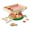 Melissa & Doug Pizza Party Wooden Pretend Play Food Set With 36 Toppings, Preschool Toy - 4 of 4