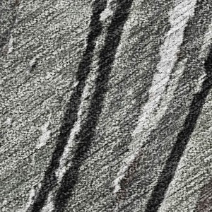 Taupe Charcoal And Ivory Abstract Washable Indoor Outdoor Area Rug - 1 of 4