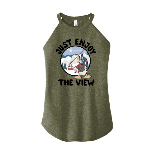 Women's - Disney - Just Enjoy The View Graphic High Neck Tank - image 1 of 3