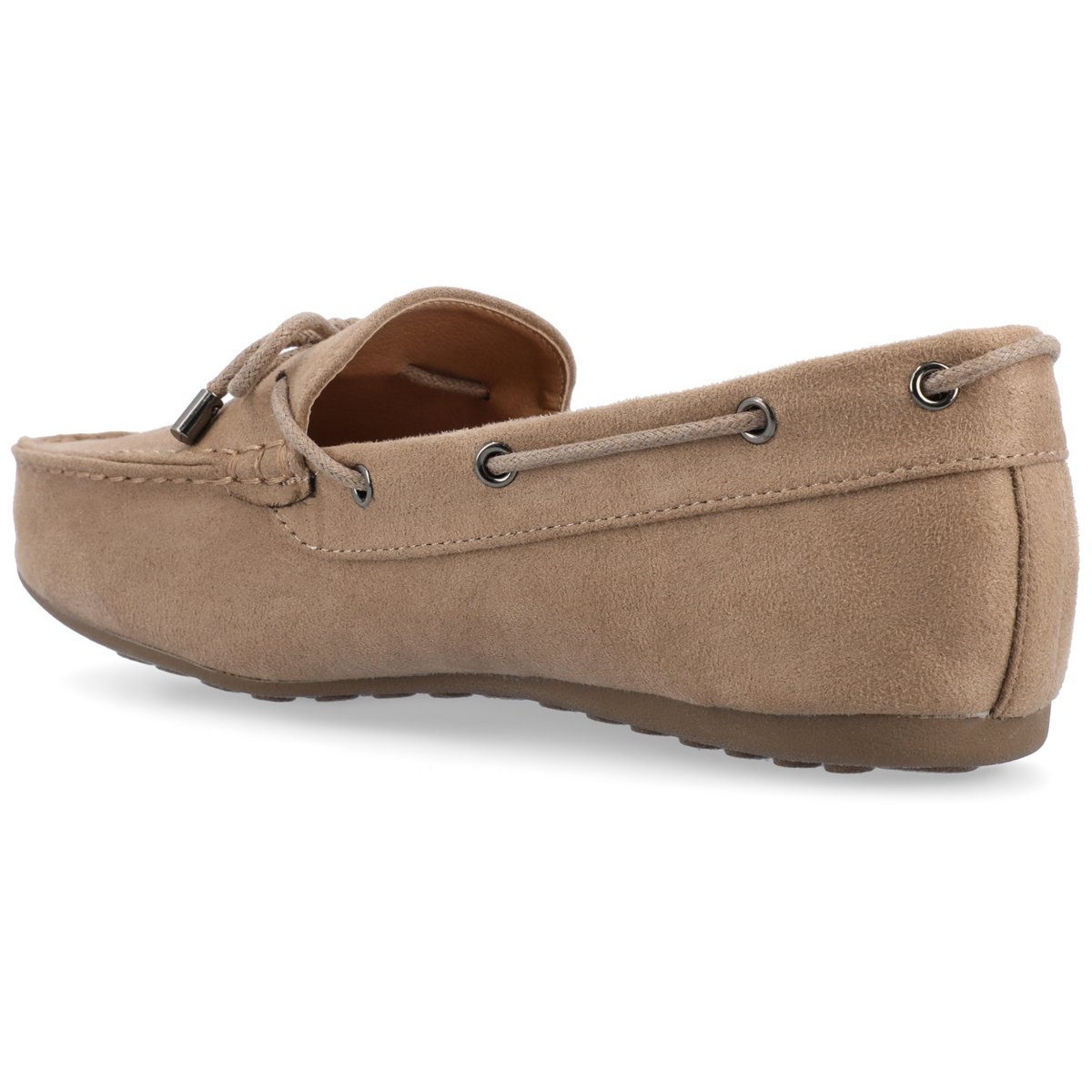 Женские туфли Journee Collection Women's Thatch Comfort Insole Slip On Round Toe Loafer Flats Taupe 8 — фото 7