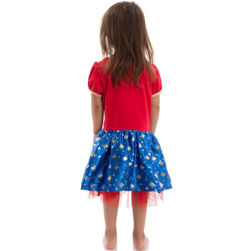 Marvel Avengers Captain Marvel Girls Dress Little Kid to Big Kid , 4 of 8