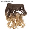 Unique Bargains Women's Halloween Big Wavy Hair Extensions High Temperature Fiber Gradient Gold Tone 1 Pc - 3 of 3