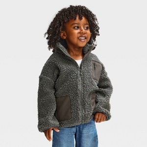 Toddler Boys' Juniper Shore Shearling Jacket - Midnight 5T : Target