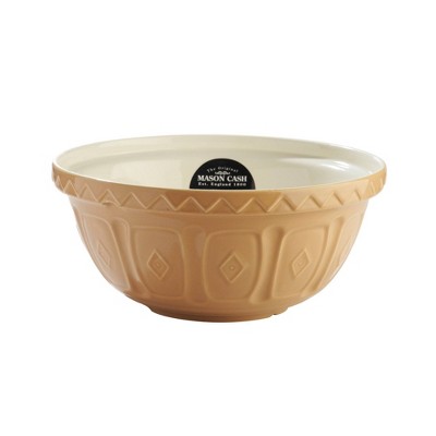 Cane Patterned Ceramic Mixing Bowl, 14-inch