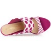 Allegra K Women's Open Toe Polka Dots Stiletto Heel Slides Sandals - 4 of 4