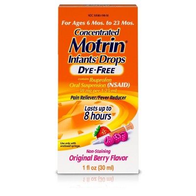 Image of Motrin Infant Drops NSAID Berry - 1  fl oz