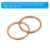 Unique Bargains DIY Craft Copper Jewelry Making Versatile Earring Beading Hoops 30 Pcs - 4 of 4